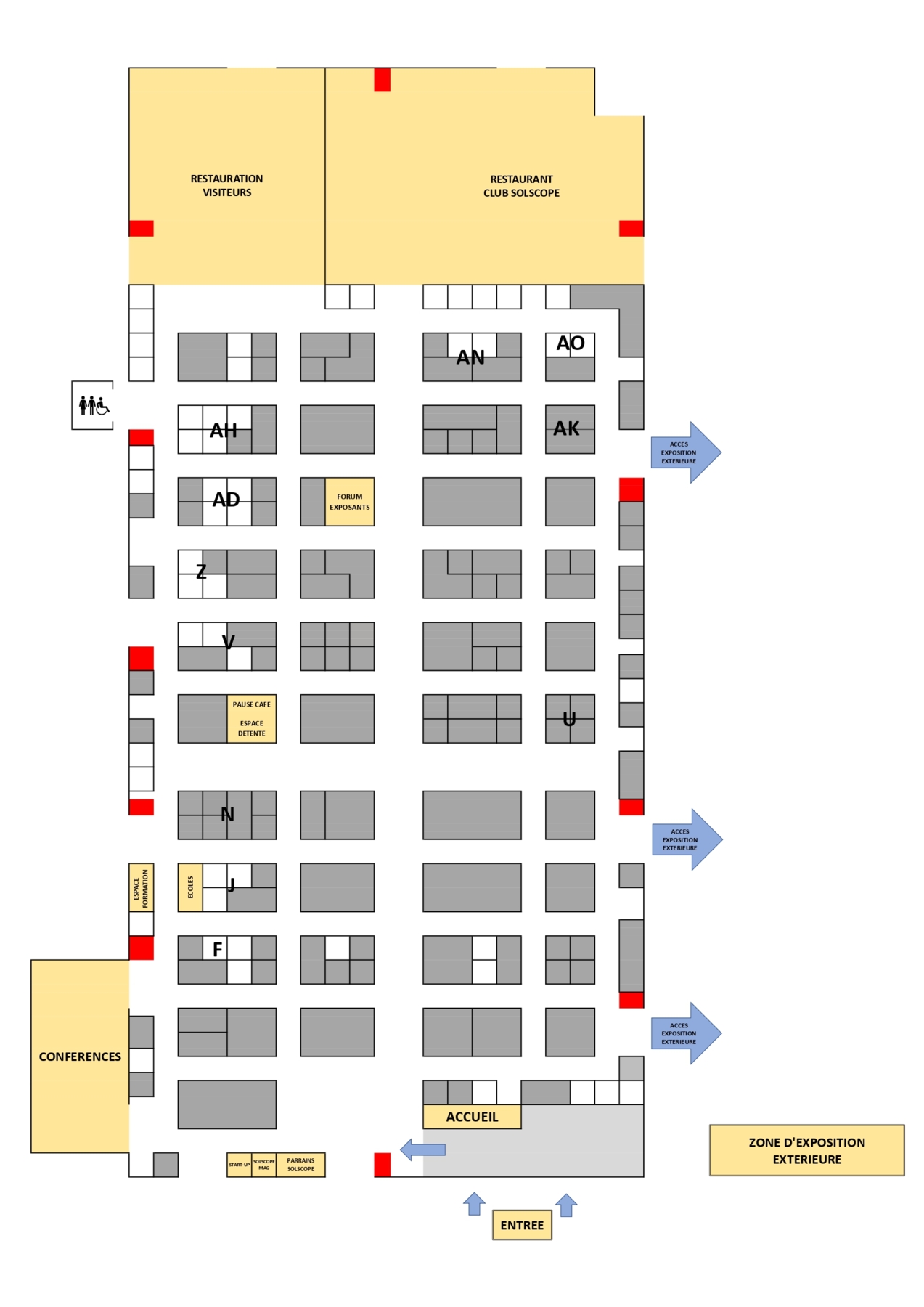 Plan du salon