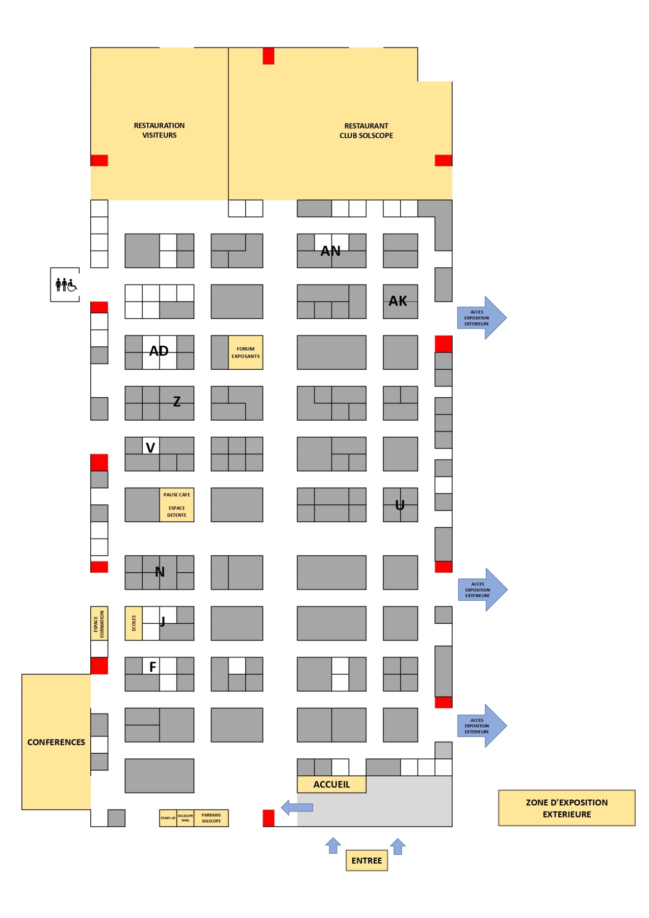 Plan du salon