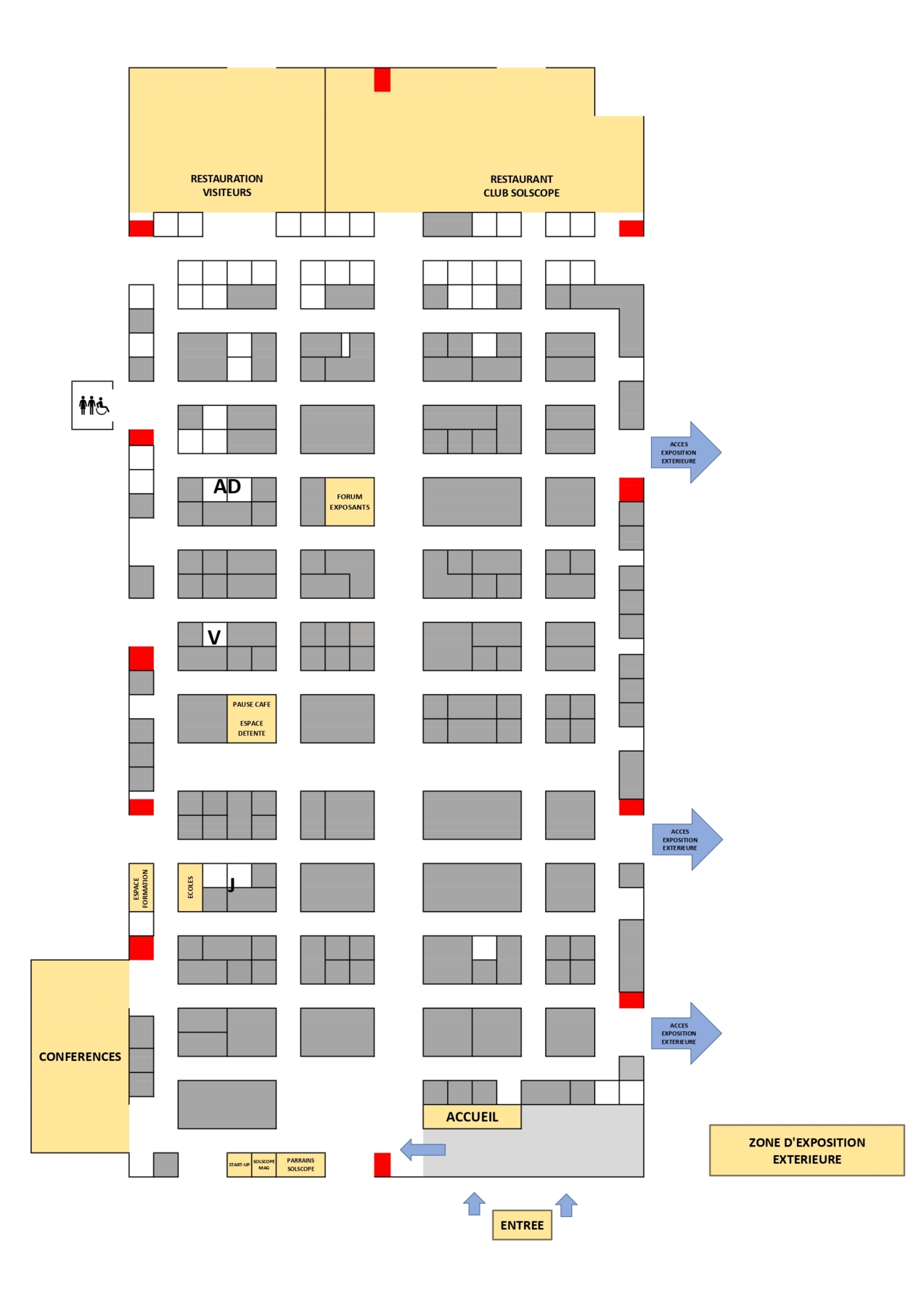 Plan du salon