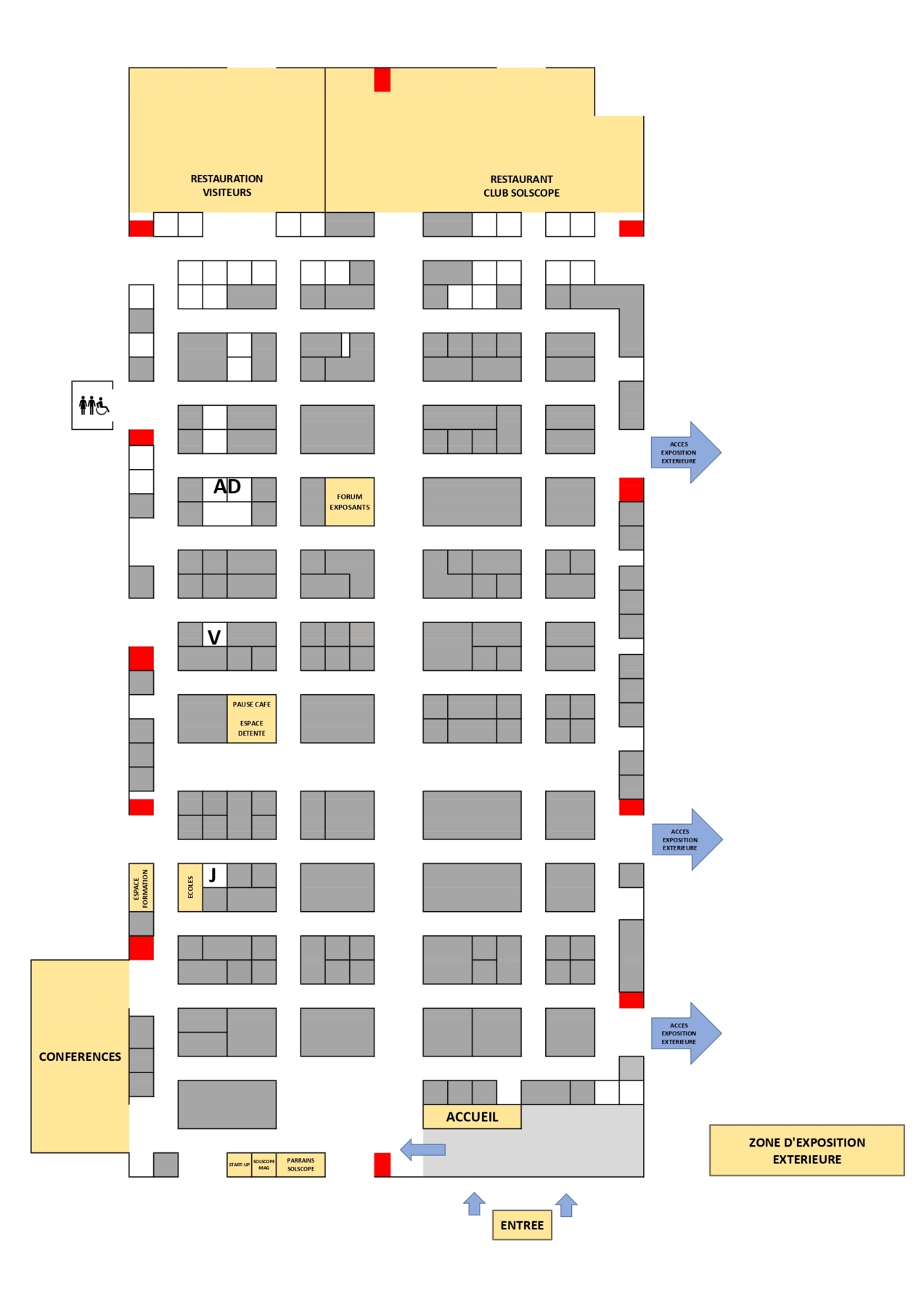 Plan du salon