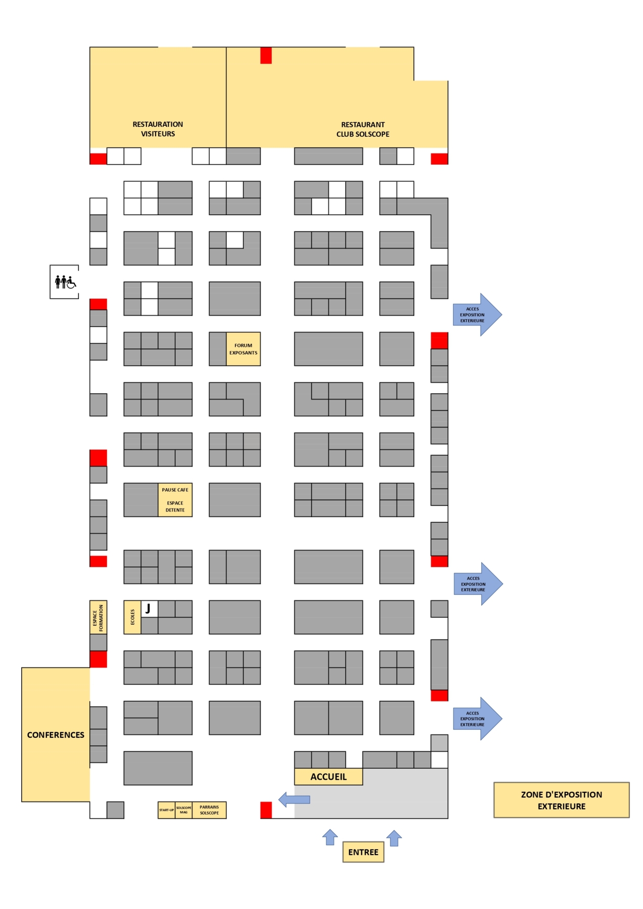 Plan du salon